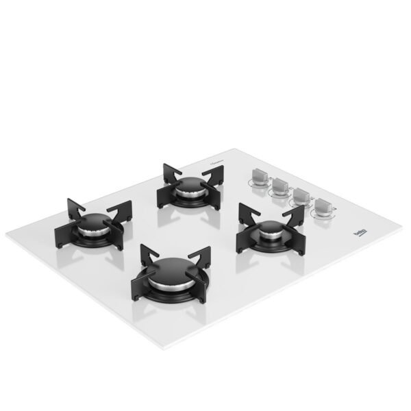 Beko BOCD T 6510 EB Beyaz Cam Ankastre Ocak - Görsel 2