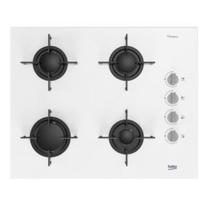 Beko BOCD T 6510 EB Beyaz Cam Ankastre Ocak