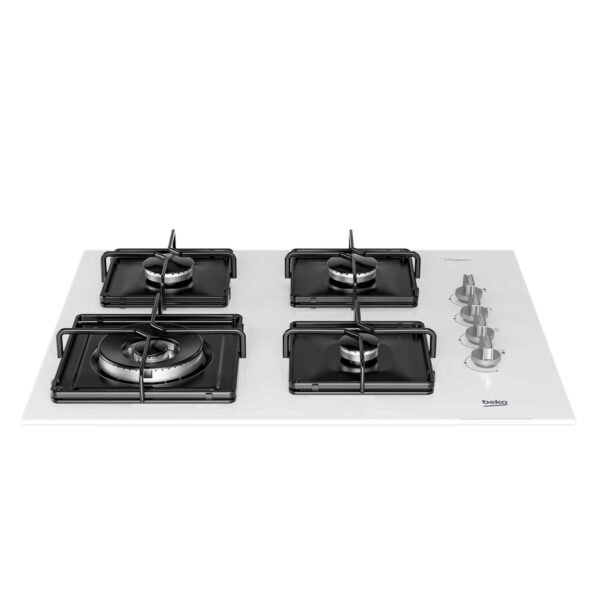 Beko BOCD K 6510 EWB Wok Gözlü Beyaz Cam Ankastre Ocak - Görsel 3